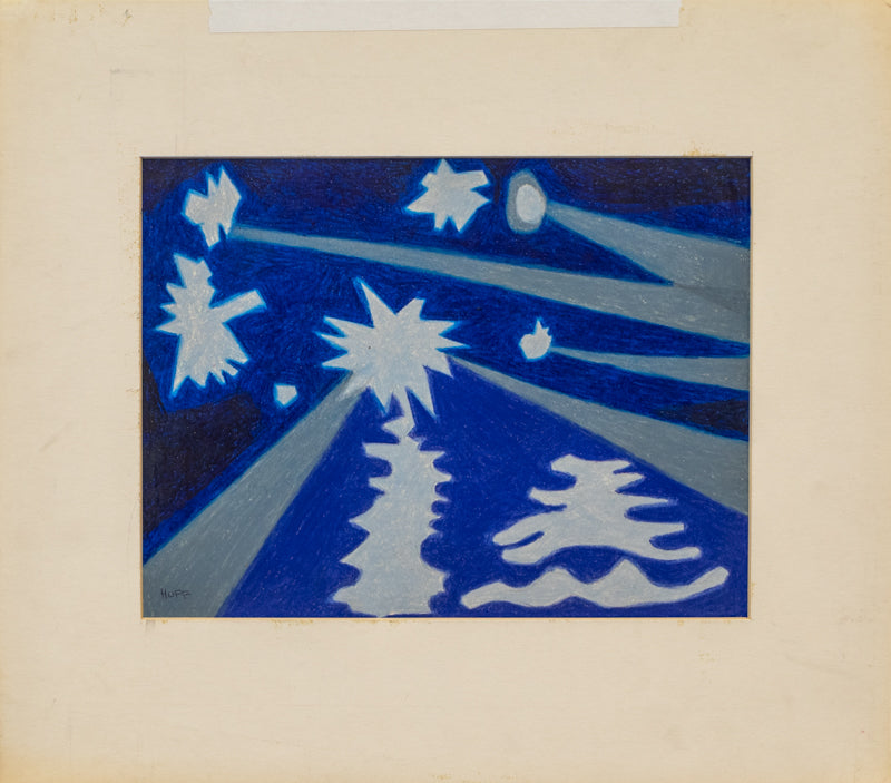 River Night II, Drawing