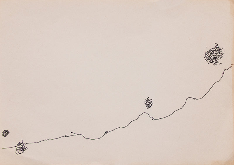 Untitled (Abstract Slope), Drawing