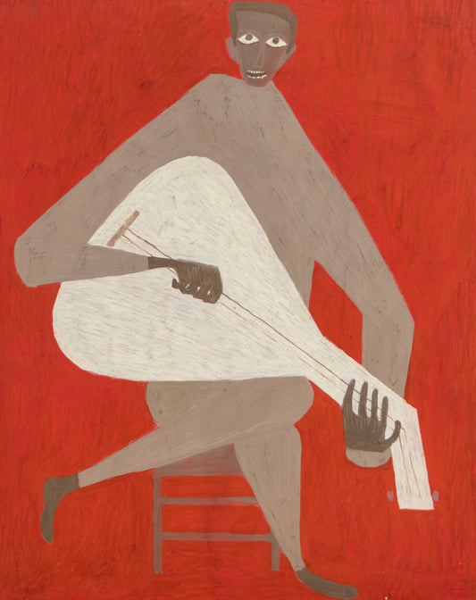 Solo, or The Oud or Lute Player, Painting, 1940-1950
