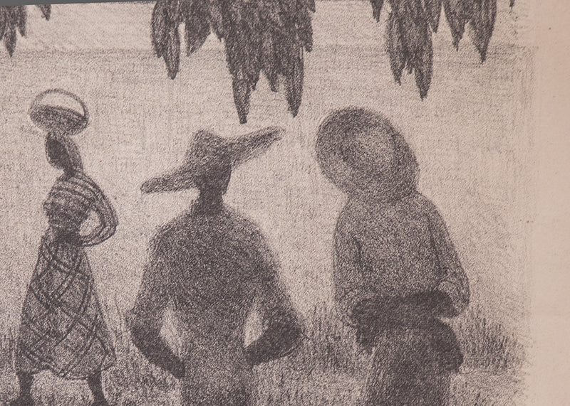 Haitian Street Scene, Print