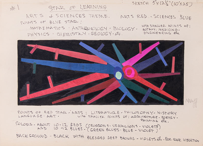#1 Star of Learning Sketch, Painting