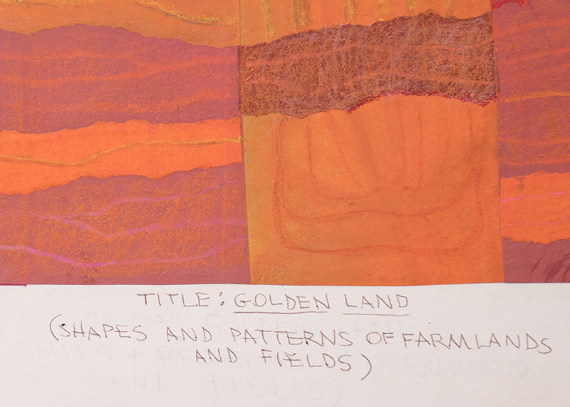 Golden Land (Patterns of Farmlands and Fields), Painting