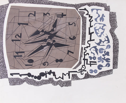 Untitled (What Time Is It?), Painting