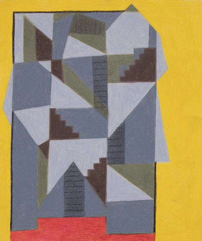 Untitled (New York Walk Up), Drawing