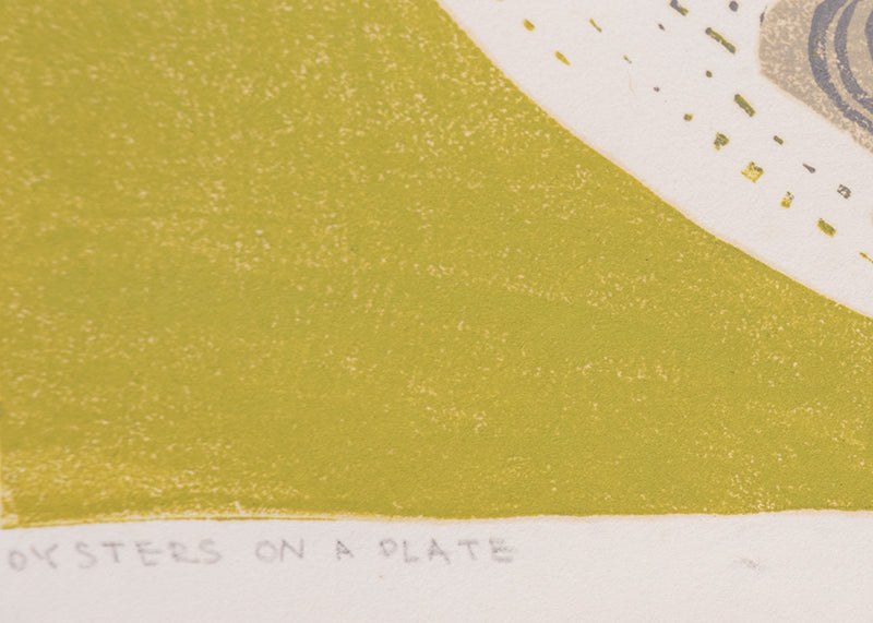 Oysters on a Plate (Artist's Proof), Print