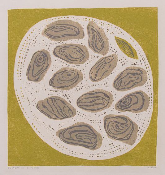 Oysters on a Plate, Print