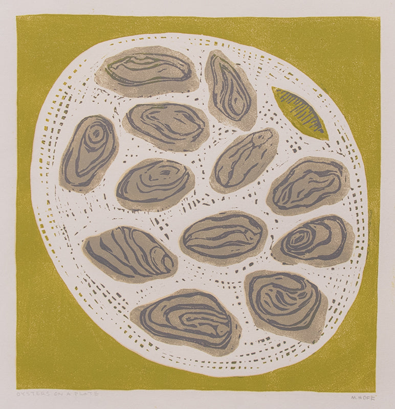 Oysters on a Plate, Print