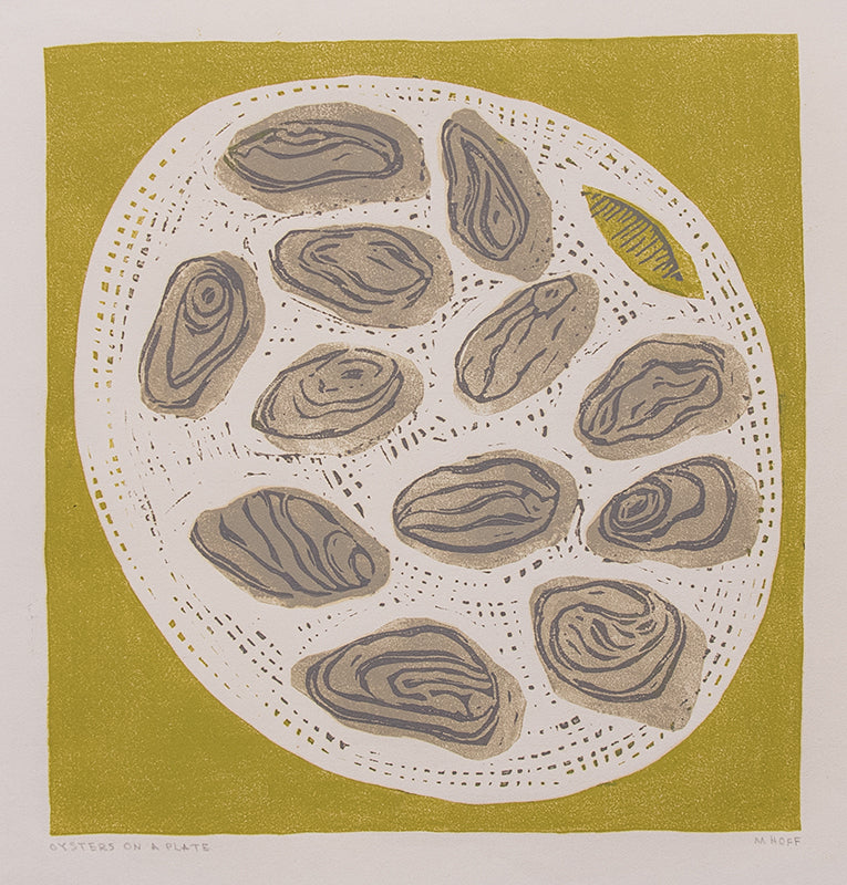 Oysters on a Plate, Print