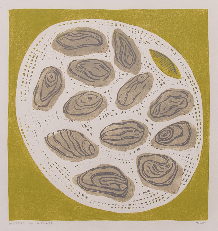 Oysters on a Plate, Print