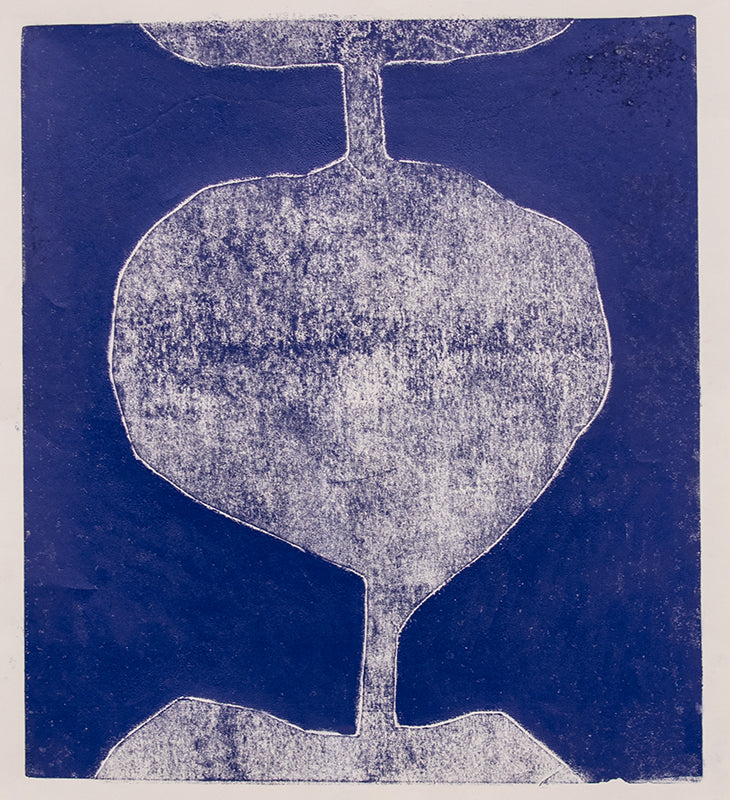 Untitled (White Hourglass), Print