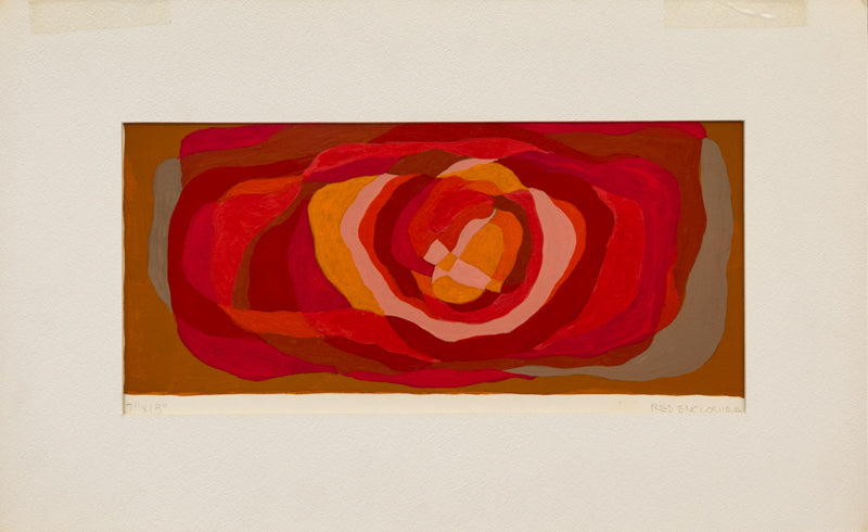 Red Enclosure, Painting