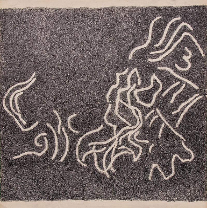 Untitled (Crayon Rubbing Series), Drawing