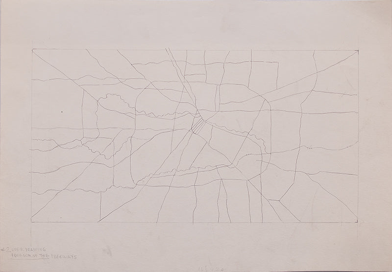 Freedom of the Freeways, #2 over drawing, Drawing