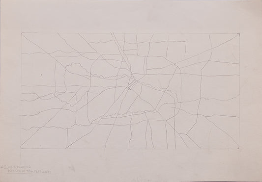 Freedom of the Freeways, #2 over drawing, Drawing