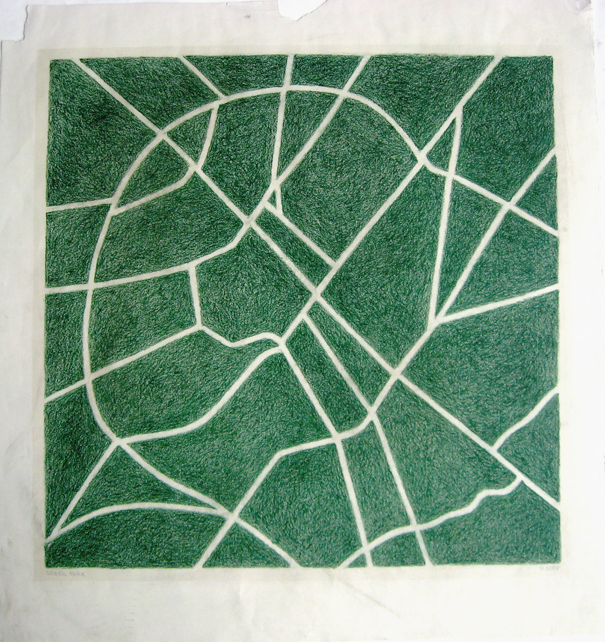 Green Park (Map Series), Drawing