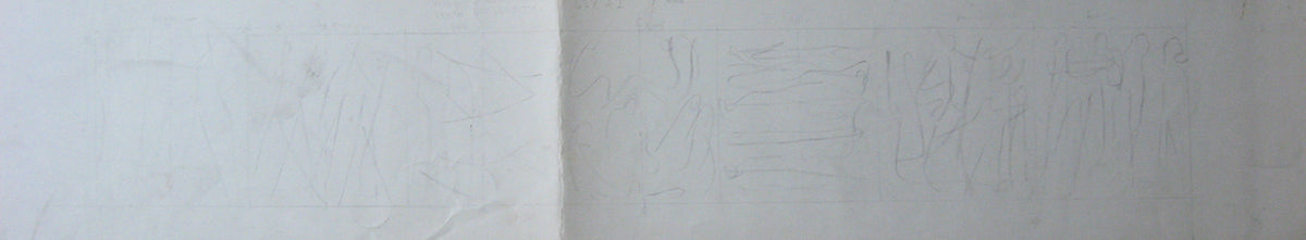 Noon, Nite, Morn (Wall for Student Union at Drew University), Drawing