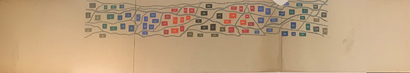 Untitled (Lines and Blocks), Painting
