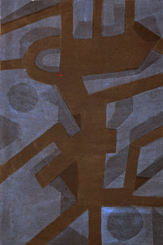 Lost in a Narrow St, Painting
