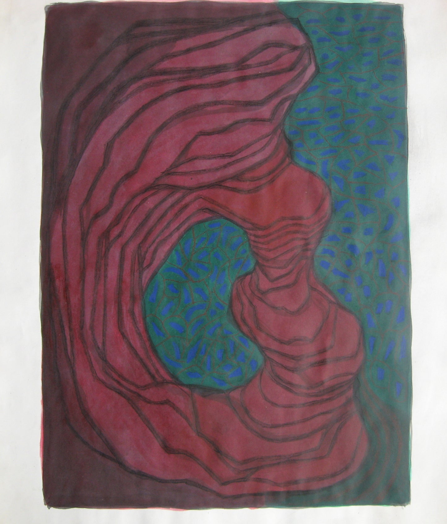 Cliff Arch, Painting