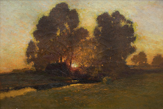Untitled (Sunset Landscape), Painting
