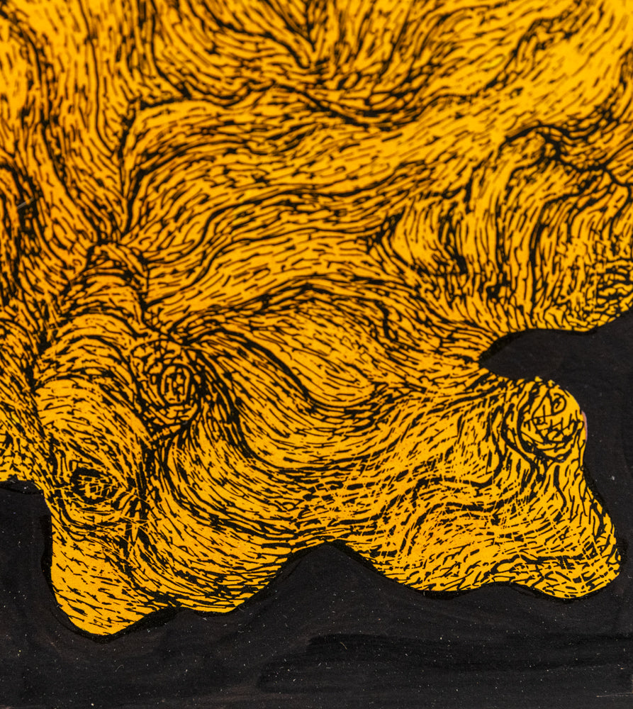 Margo Hoff, Ginger Root (Artist's Proof), linocut (linoleum cut) on paper Print