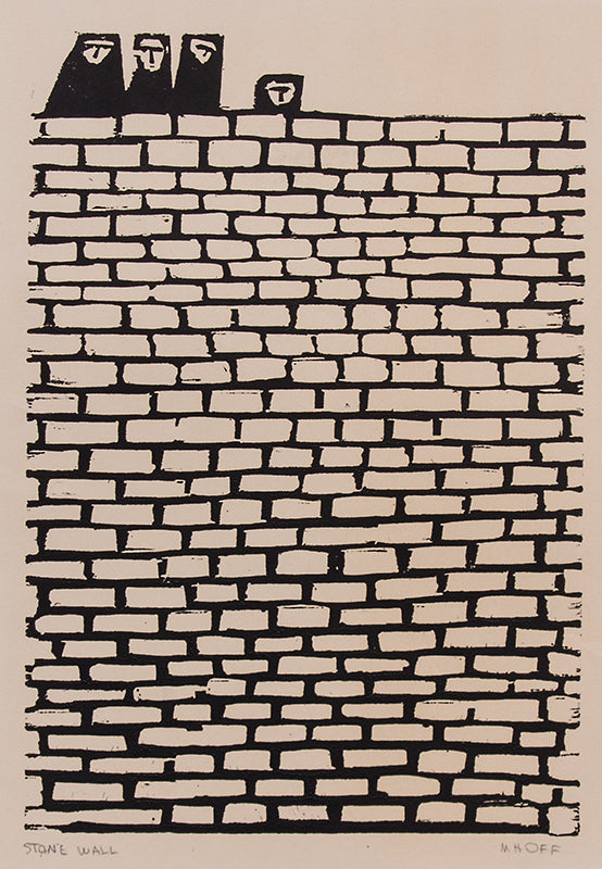 Stone Wall, Print, circa 1950