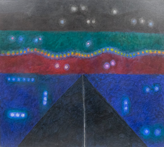 Untitled (Night Road), Painting