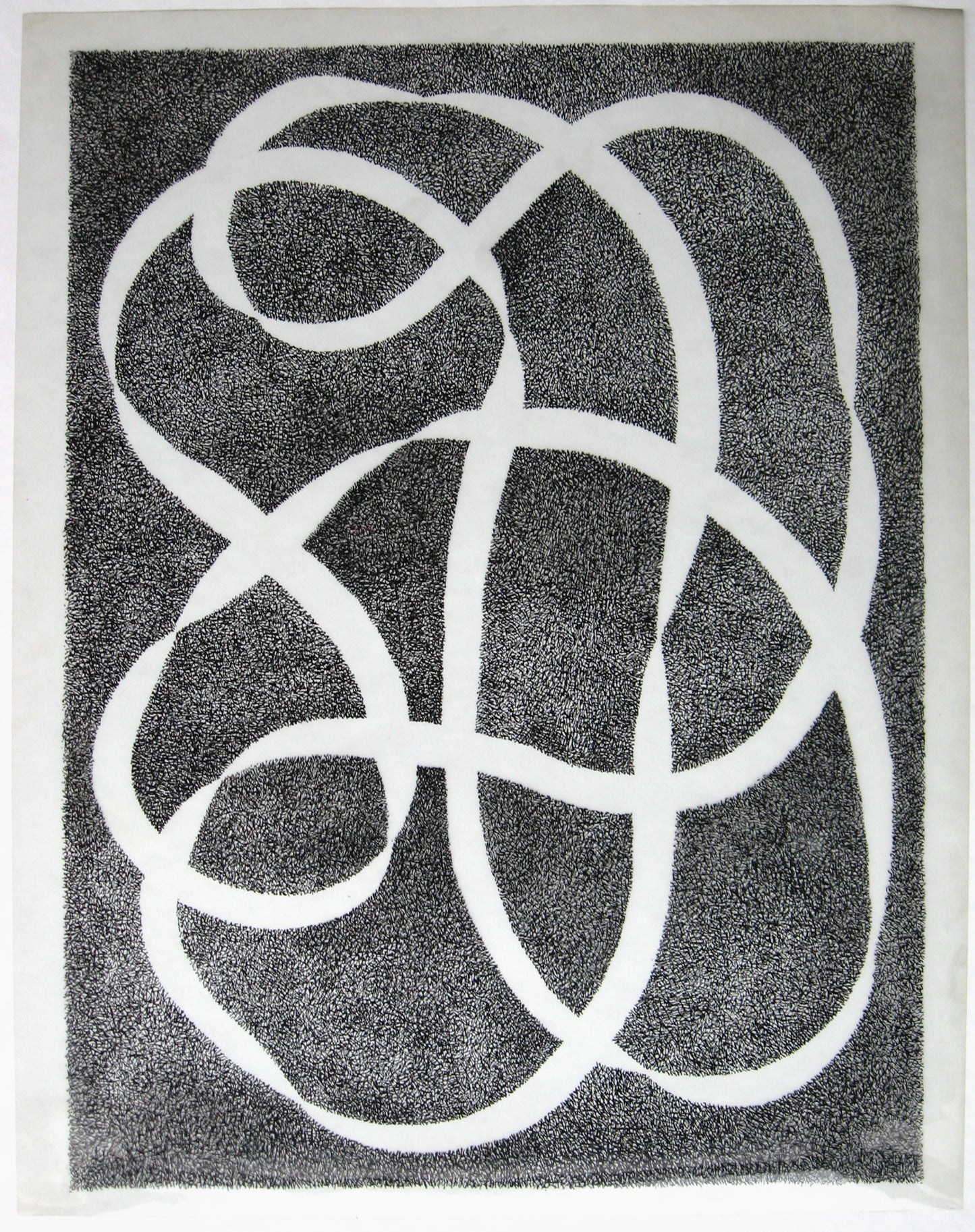 White Line- Black, Print