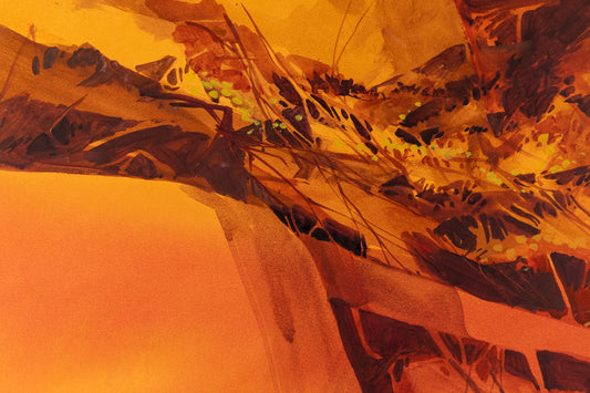 Wooded Autumn, Painting