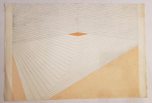 Untitled (Orange Diamond), Drawing