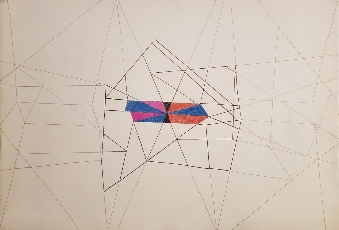 Untitled (Crystal Lattice), Drawing