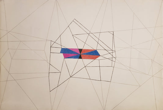 Untitled (Crystal Lattice), Drawing