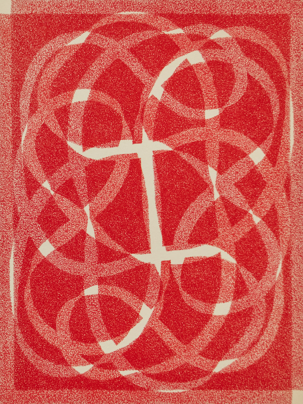 White Line - Red (Variation 2), Print