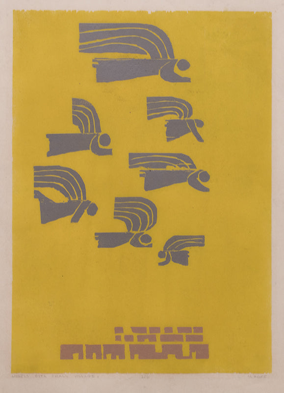 Angels Over Small Village, Print