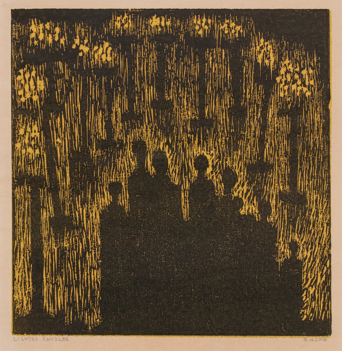 Lighted Candles, Print