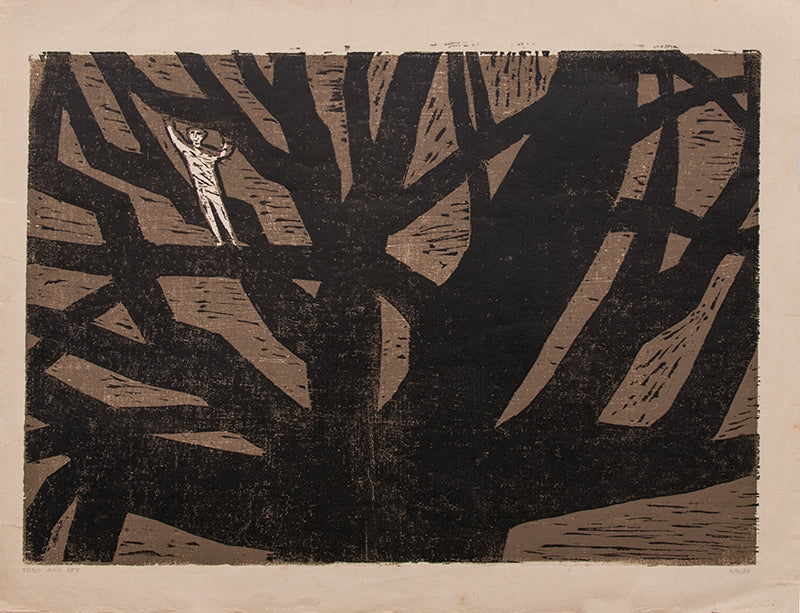 Tree and Boy, Print