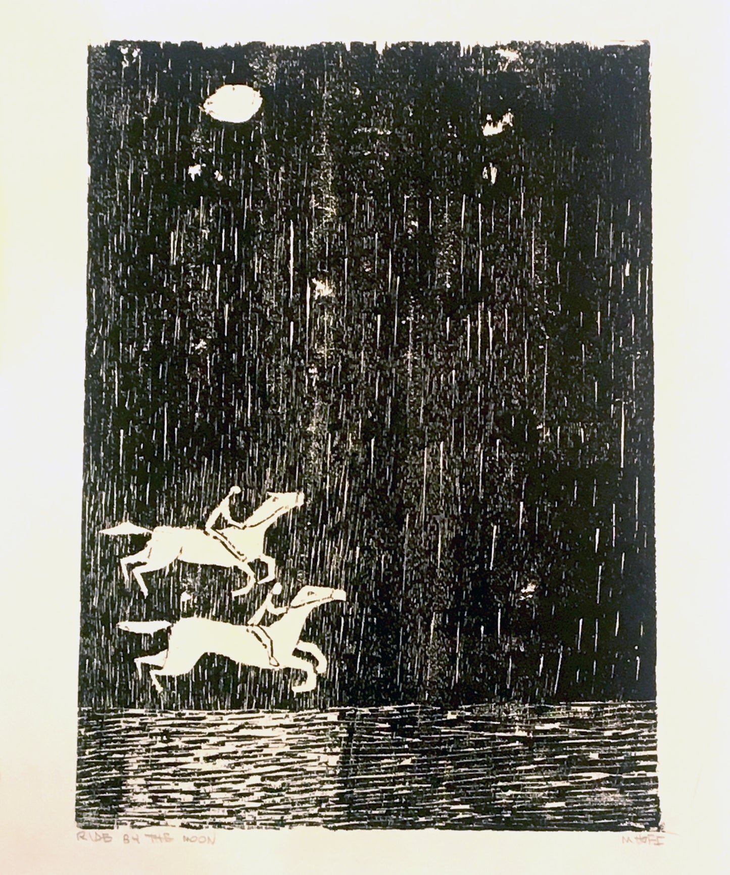 Ride by the Moon, Print
