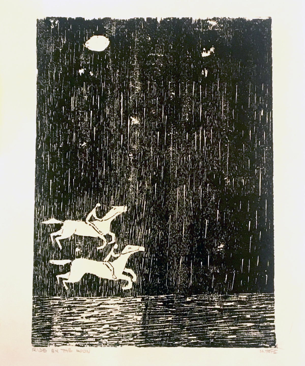 Ride by the Moon, Print