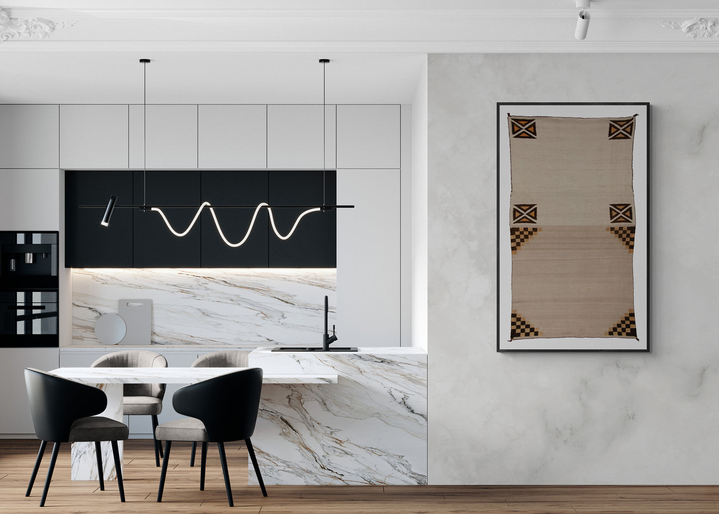 Double Saddle Blanket, circa 1925
