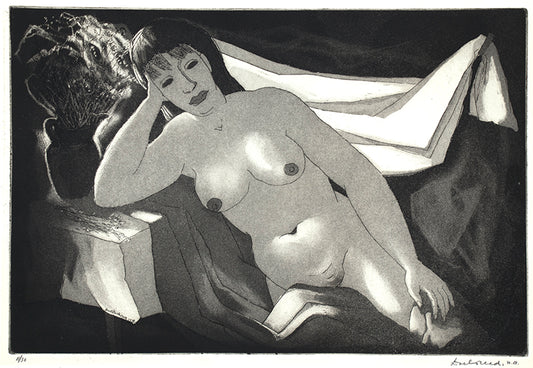 Nude with Winter Bouquet; 11/30, Print, 1972