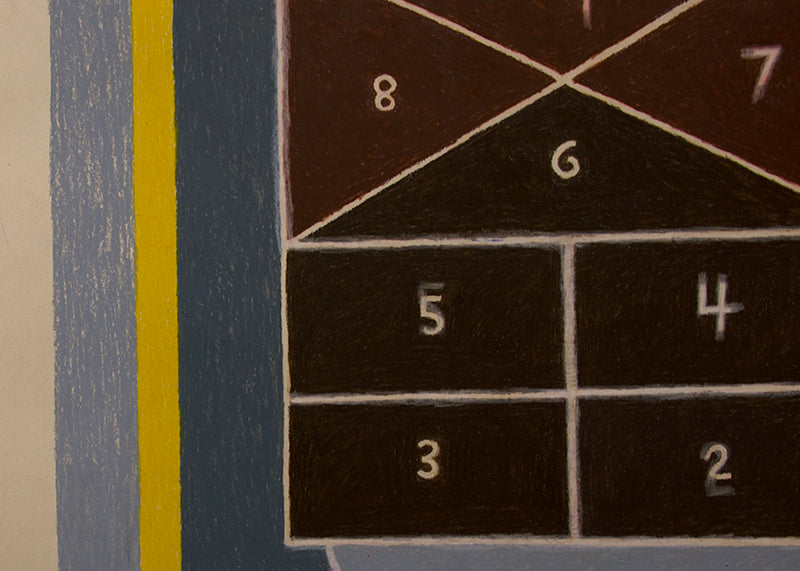I Yellow - I Blue 46 Rey, Drawing