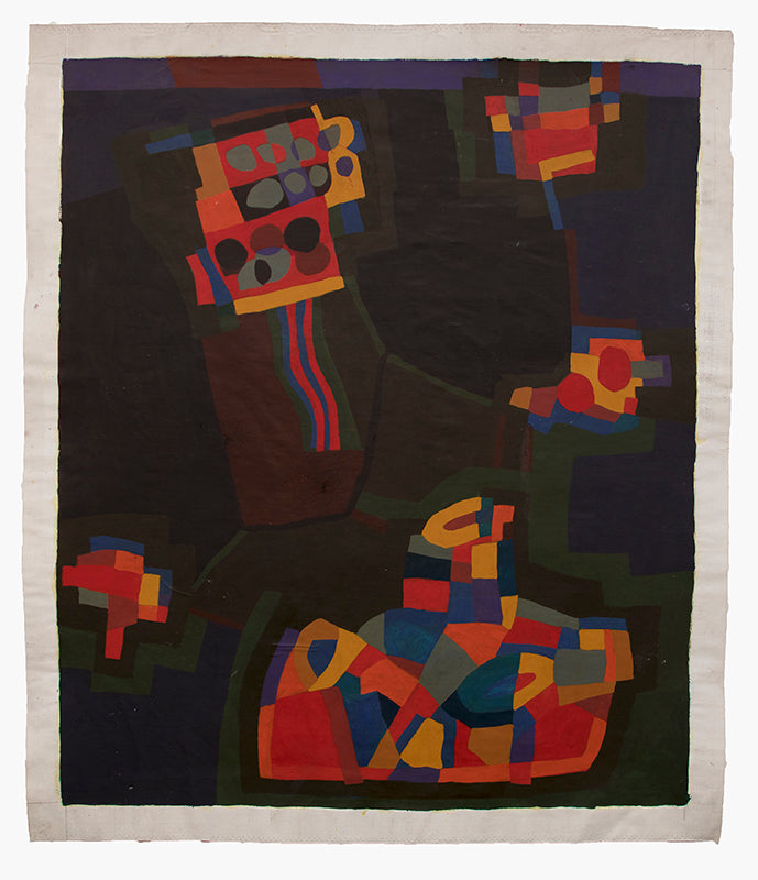 Margo Hoff, Untitled, acrylic Painting