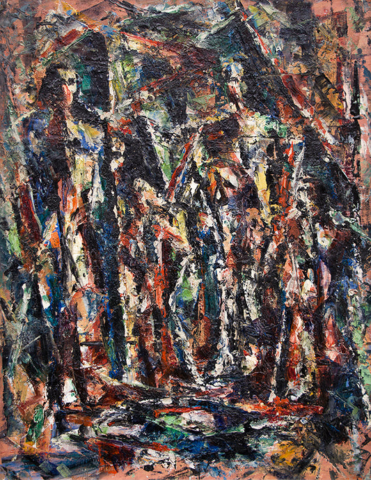 Untitled (Sacred Family), Painting, circa 1950