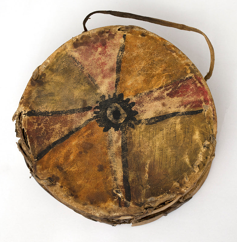 Painted Drum, circa 1900-1925