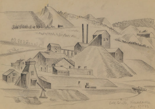 Gold Coin Mines Company, Nevadaville, Colorado, Drawing, 1933