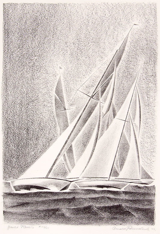 Arnold Ronnebeck (1885-1947) artwork for sale. Yacht Races (Grand Lake, Colorado); 23 of 25, Print, 1933, Denver, Colorado, Art Gallery)