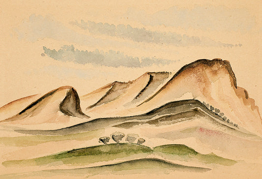 New Mexico Hills, Painting, circa 1927
