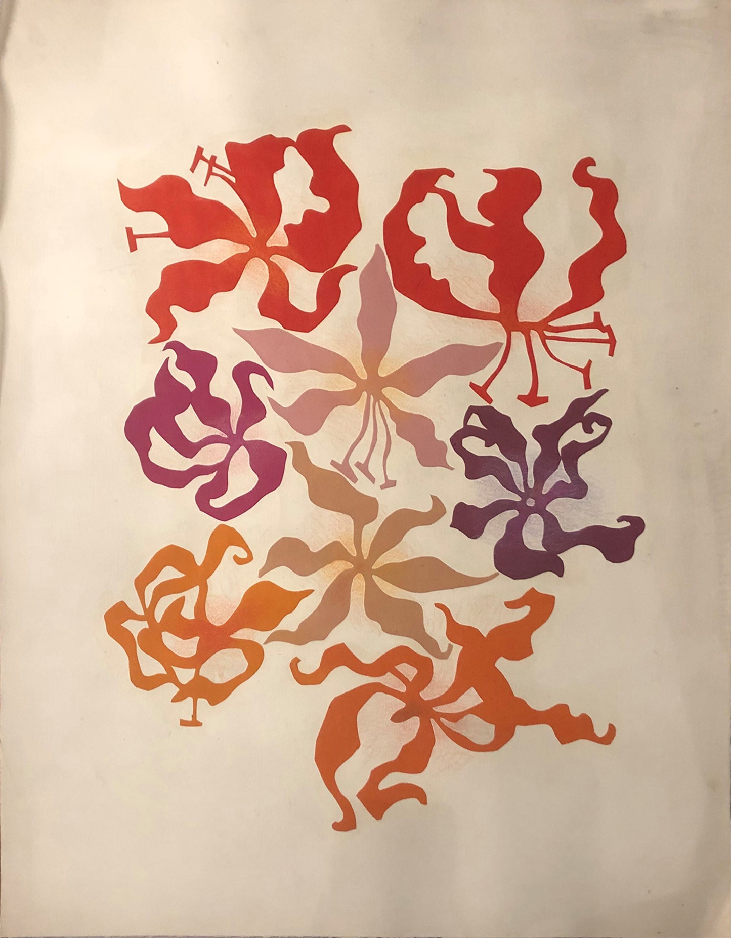 Lilies, Painting
