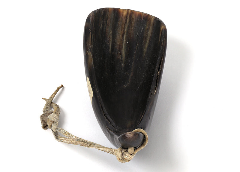 Carved Buffalo Horn Spoon