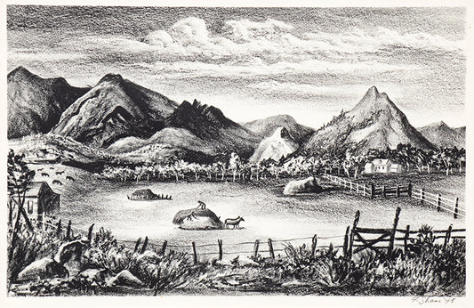 Farm in the Rockies, Print, 1945